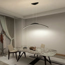 Ljojo Curved Arc Chandelier Modern Ceiling Pendant Lamp for Dining Room Kitchen Bar Bedroom