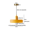 Ljojo Milky White Resin LED Pendant Light for Home Decor