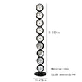 Ljojo Minimalist Metal Floor Lamp in Silver/Gold for Stylish Foyer Lighting