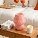 Ice Cream Cone Cup Glass Table Lamp LED - Ljojo Vegan-Friendly Bedroom Decor Light