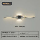 LED Wall Light Long Strip Bedside Lamp - Modern Indoor Bedroom Lighting by Ljojo