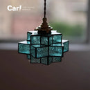 Japanese Style Retro Handmade Chandelier Glass Chandelier for Home Bar by Ljojo.