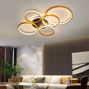 Ljojo LED Ring Ceiling Light: Dimmable, Remote Control, 3 Colors
