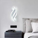 LED Wall Lamp Modern Minimalist Black White Line Decor Bedroom Light by Ljojo