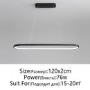 Ljojo Modern LED Pendant Light for Living Room | Minimalist Chandelier Dining Bedroom Lighting