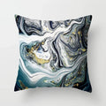Ljojo Marble Ocean Sea Pattern Polyester Throw Pillow Cover - Home Sofa Decor