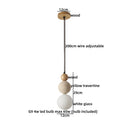 Natural Wood Wabi-sabi LED Pendant Lights Japan for Master Bedroom Hotel Bar Island Chandelier by Ljojo