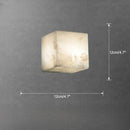 Ljojo Marble Alabaster Ceiling Lamp: Modern, Simple, All-Copper for Living Room, Bedroom, Study, Dining Room