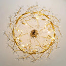 Ljojo Light Luxury Chandeliers: Living Room Crystal Lamp Elegant High-End Circular Dining Room Tea Room Bedroom Lamp