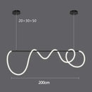 Nordic Led Long Hose Chandelier Table Dining Kitchen Lighting Ljojo