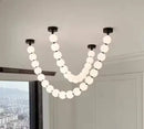 Nordic Style Acrylic Ball LED Pendant Light Chandelier for Home Decor by Ljojo