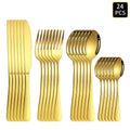 Ljojo 1010 Round Handle Cutlery Set - Ideal for Wedding, Party, Hotel