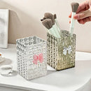 Ljojo Bow Cosmetic Brush Holder & Lipstick Organizer Desktop Stand