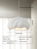 LED Hanging Lamp Nordic Bird's Nest Resin Chandelier for Living Rooms by Ljojo
