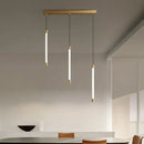 Ljojo LED Copper Staircase Chandelier for Duplex Villa Hotel Lobby Indoor Lighting