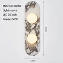 Ljojo Marble LED Wall Lamp - Nordic Luxury Modern Design for Indoor Lighting