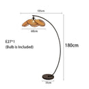 Bamboo Woven Floor Lamp - Elegant Living Room Study Hotel Atmosphere - Ljojo