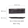 Ljojo 11 inch Ceramic Sushi Plate Saury Barbecue Sashimi Plate Square Tableware