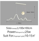 Ljojo Modern LED Pendant Lights for Restaurants Designer Series Decoration