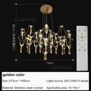 Nordic Modern Luxury Crystal Chandelier LED Light - Ljojo Decorative Firefly Light