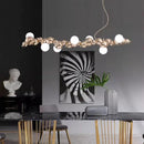 Nordic Designer LED Chandelier Hanging Light for Living Room Interior Lighting by Ljojo