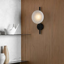 Nordic Minimalist Glass Wall Lamp for Bedroom Living Room Decor by Ljojo