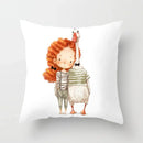 Cute Panda Cartoon Pillowcase for Home Decor and Comfort by Ljojo