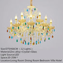 Contemporary Crystal Pendant Lamp for Living Room, Bedroom - European Luxury Chandelier by Ljojo