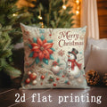 Christmas-Themed Digital Printed Pillow Covers by Ljojo for Sofa Bedroom Car