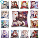 Genshin Impact Ljojo Pillow Cases - Klee Xiao Venti Hutao Anime Printed Pillowcases