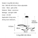 LED Circular Minimalist Pendant Light Luxury by Ljojo | Designer Nordic Dining Room Lamp
