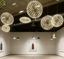 Modern Nordic Stainless Steel Spark Ball LED Pendant Lights Chandelier for Home Decoration - Ljojo