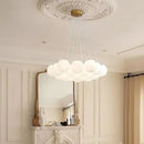Ljojo Modern Opal White Spherical Pendant Light for Living Room and Kitchen Lighting