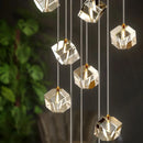 Ljojo Luxury Crystal LED Staircase Chandelier - Creative Indoor Stair Lighting