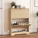 Ljojo™ 4-Drawer Shoe Cabinet with Adjustable Shelves