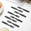 Ljojo 100PCS Plastic Fruit Fork Set for Home, Restaurant, Picnic, Camping - Reusable