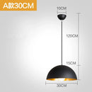 Industrial Black Ceiling Pendant Lamp E27 for Restaurant Dining | Ljojo