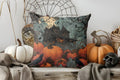 Halloween Ghosts & Castle Print Pillow Cover for Sofa, Bedroom, Car - Ljojo