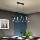 Spiral Winding Bar Aluminum Line Chandelier - Ljojo