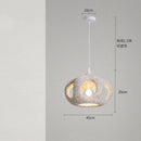 Wabi Sabi Resin LED Chandelier Minimalist Pendant Lamp - for Home Decor by Ljojo