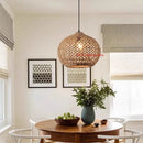 Bamboo Woven Pendant Lamp: Rattan Zen Tea House Lantern by Ljojo