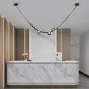 Ljojo Light Luxury Leather Chandelier for Dining & Living Room Staircase