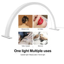 Ljojo Bicolor Beauty Fill Moon Lash Manicure - U-shaped Nail Art Lamp