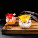 Ljojo 5oz Ball Base Martini Chiller Set with Caviar Server - Elegant and Sophisticated Cocktail Glasses