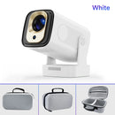 Ljojo™ 4K Native Android 11 Projector Auto Focus Dual Wifi Voice Assistant Built Speaker