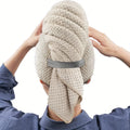 Ljojo Microfiber Hair Towel: Quick-drying, Absorbent Cap for Women