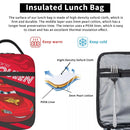 Ljojo Lightning Mcqueen Car Sally Lunch Bag - Portable Thermal Cooler Lunch Box