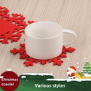 Christmas Snowflake Felt Coaster Set by Ljojo