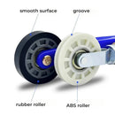 Ljojo LED Strip Light Installation Tool: Rubber Wheel Handle Roller for Aluminum Profile Clamp.