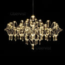 Nordic Modern Luxury Crystal Chandelier LED Light - Ljojo Decorative Firefly Light